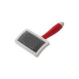 Emily Pets Plastic Paw Print Handle Stainless Steel Brush - view 2