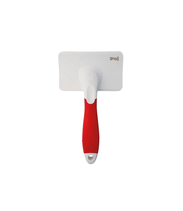 Emily Pets Plastic Paw Print Handle Stainless Steel Brush - view 3