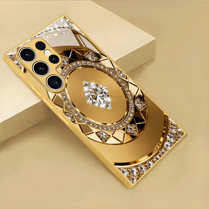 Gold Compass Pattern Hard Case for Samsung - 图片 3