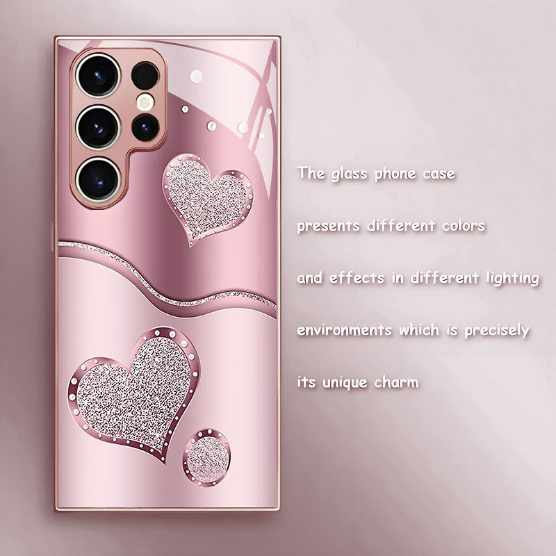 Curve Double Heart Hard Case for Samsung - 图片 6
