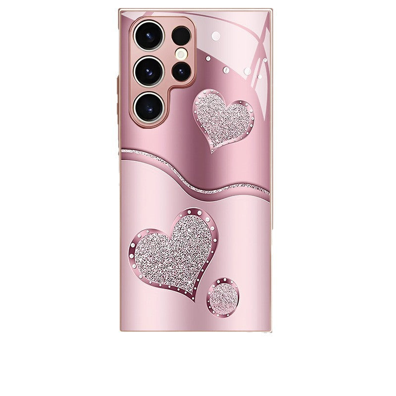 Curve Double Heart Hard Case for Samsung - 图片 5