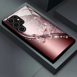 Glitter Butterfly Hard Case for Samsung