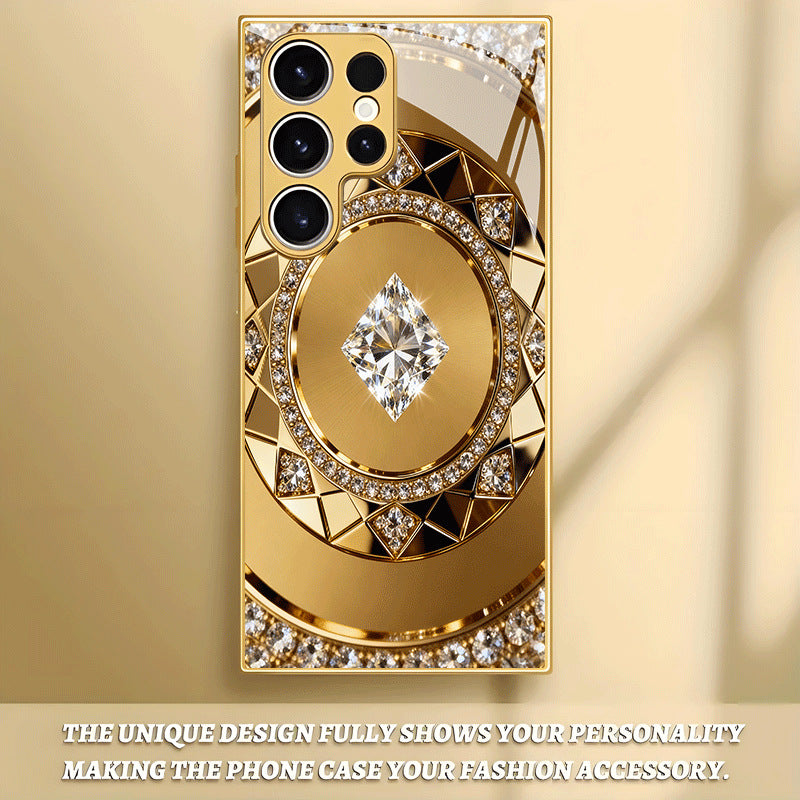 Gold Compass Pattern Hard Case for Samsung - 图片 6