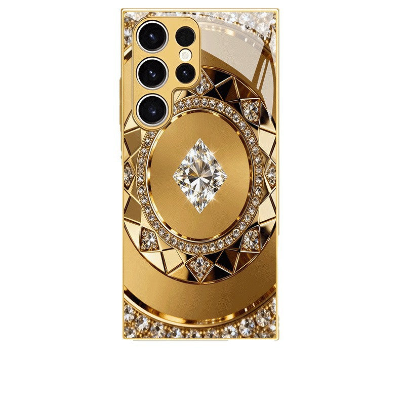 Gold Compass Pattern Hard Case for Samsung - 图片 5